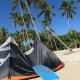 Kite Surf sur la plage de la  Feuillère - Marie GalanteLocation de villa Marie Galante - La Maison Casa Blue - Guadeloupe