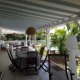 La grande terrasse extérieurLocation de villa Marie Galante - La Maison Casa Blue - Guadeloupe